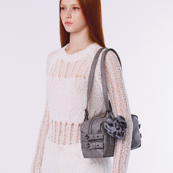 ☆SAMO ONDOH☆le belt bag L 韓国発 ショルダーバッグ le belt bag L baked black
