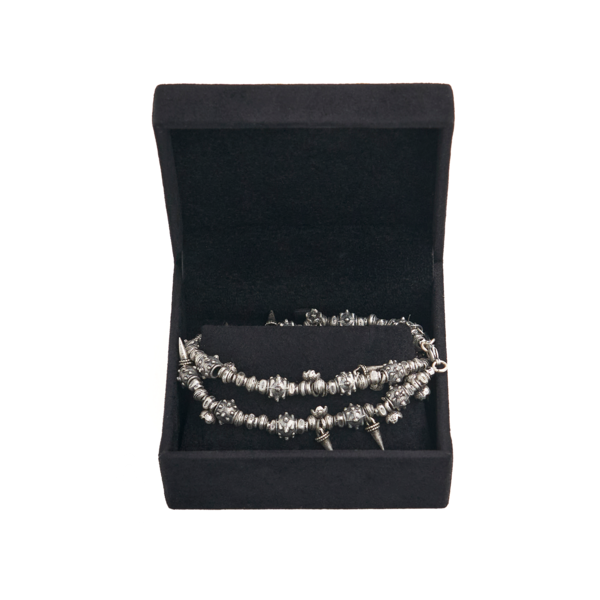 【604SERVICE】L FENCE CHUNKY CHOKER NECKLACE ONLY 3 LEFT ] METAL FENCE CHUNKY CHOKER NECKLACE : 604SERVICE