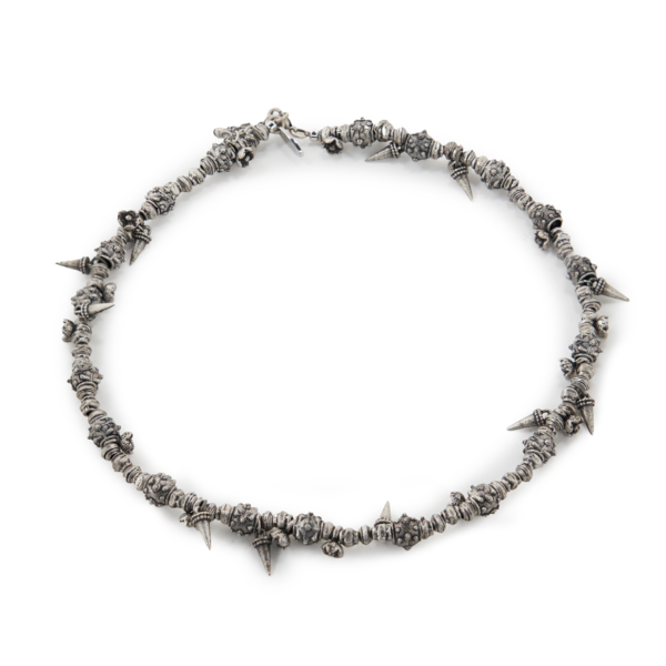 【604SERVICE】L FENCE CHUNKY CHOKER NECKLACE ONLY 3 LEFT ] METAL FENCE CHUNKY CHOKER NECKLACE : 604SERVICE