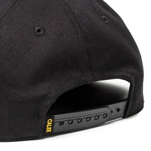 CALEE Logo Embroidery Twill Cap [Black / Blue] : Semi Basement
