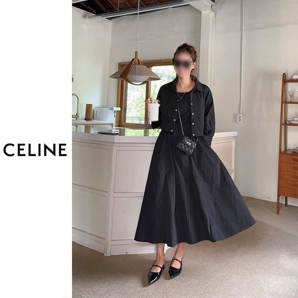 CELINE 셀린느 셔츠 스트링원피스 세트