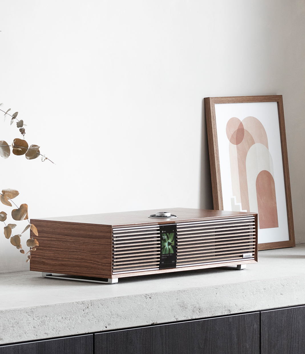 <p style="color: #725c59;">R410 Integrated<br>Music System</p>
