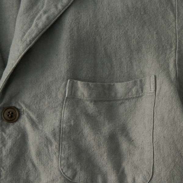 ネストローブLinen canvas easy fit jacket nest Robe CONFECT