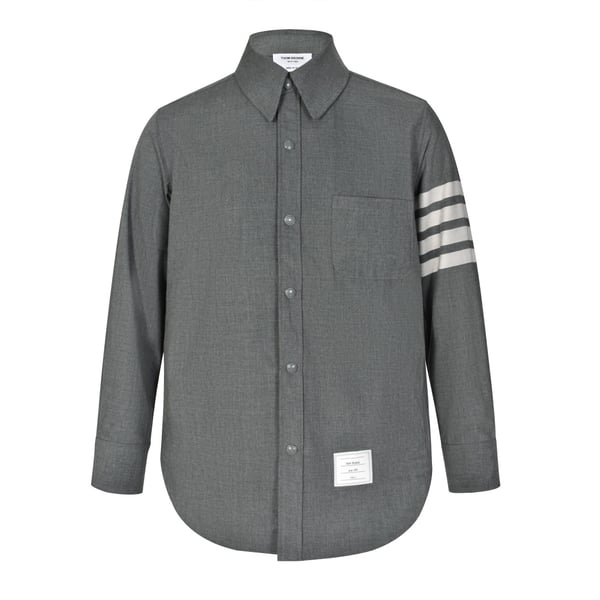 THOM BROWNE 톰브라운 염색 4바 울 셔츠