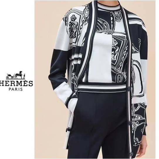 HERMES 에르메스 에르 롱가디건