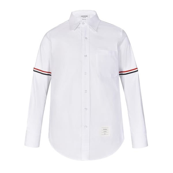 THOM BROWNE 톰브라운 더블 암밴드 클래식 오스포드 텍스타일 셔츠