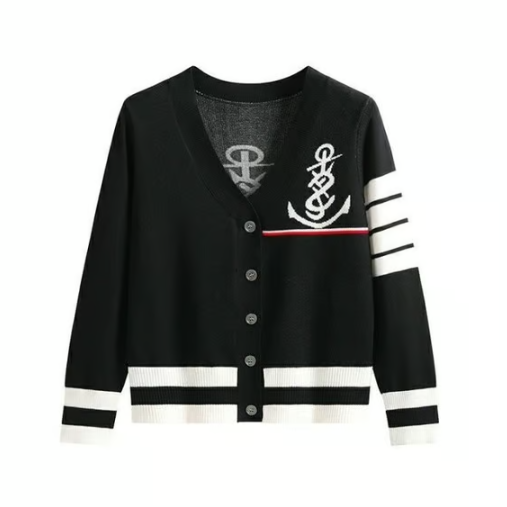 THOM BROWNE 톰브라운 세일러 니트 가디건