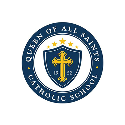 Queen of All Saints School Logo