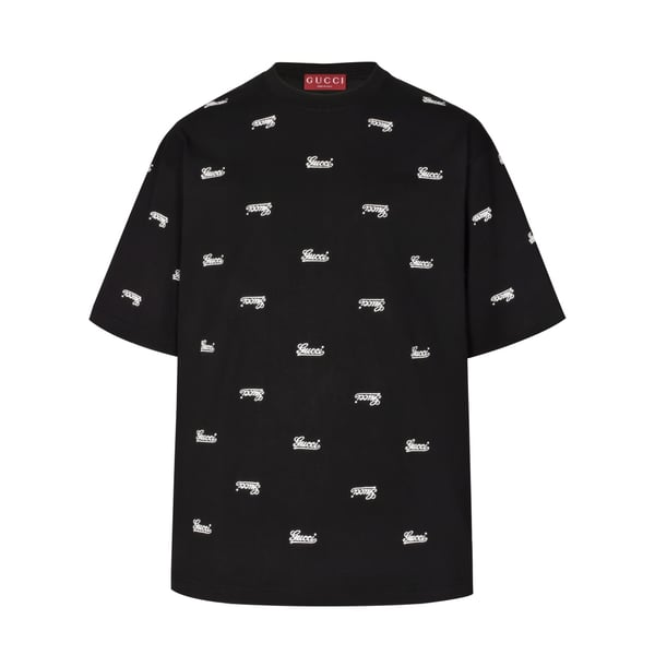 GUCCI 구찌 탄막 자수 티셔츠 반팔