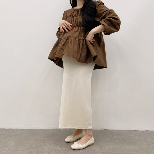 [헬로시모네] 베이비 말린 블라우스 블루 체크 AW25-MALBBCH