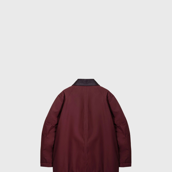 Coated cotton work jacket (wine / brown / black) : MONOHA