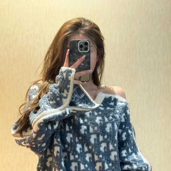 DIOR 디올 24FW 울 블렌드 스웨터 WITH 오블리크 모티프  ▶매장-570만원◀