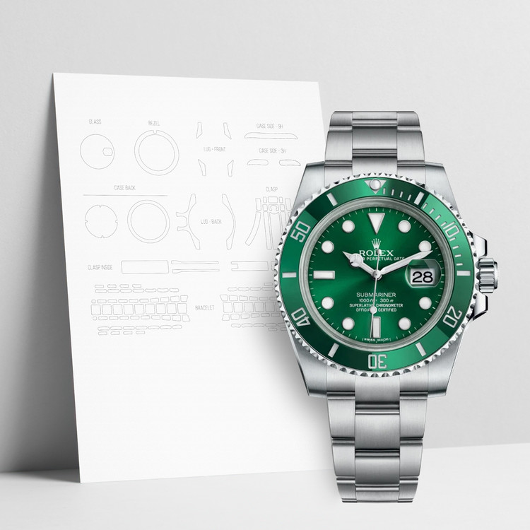 Rolex hulk cote shops