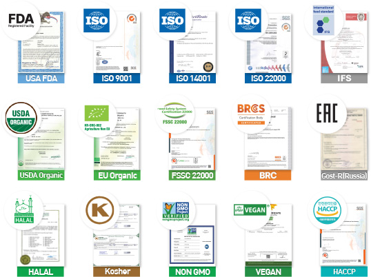 The principal OKF’s certifications list