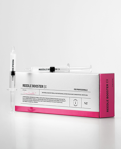 <span style="color:#fff; font-size:28px;">REEDLE BOOSTER EX</span><span style="color:#fff; font-size:16px;"><br><br>强化皮肤自身能力，<br>护理皮肤状态的REEDLE BOOSTER EX配方</span>