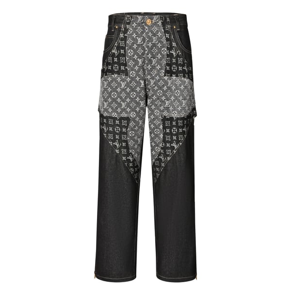 LOUIS VUITTON 루이비통 패치 워크 데님 팬츠  ▶매장-350만원◀