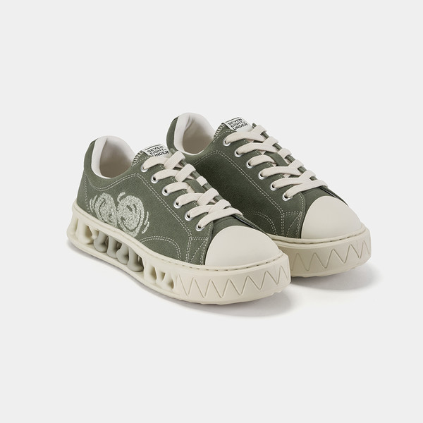 ◆SEVEN EIGHT UNDER◆ M2 GRAPHIC LOW TOPCAMO GREEN SCM24CG01 M-2 GRAPHIC LOW TOP_CAMO GREEN : Seven Eight Under Online Shop