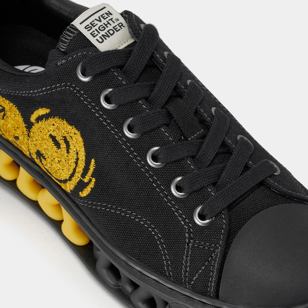 ◆SEVEN EIGHT UNDER◆ M2 GRAPHIC LOW TOPASH BLACK SCM24AB018 M-2 GRAPHIC LOW TOP_ASH BLACK : Seven Eight Under Online Shop