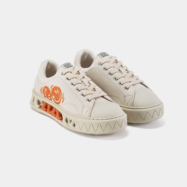 ◆SEVEN EIGHT UNDER◆ M2 GRAPHIC LOW TOPOFF WHITE SCM24OW017 M-2 GRAPHIC LOW TOP_OFF WHITE : Seven Eight Under Online Shop