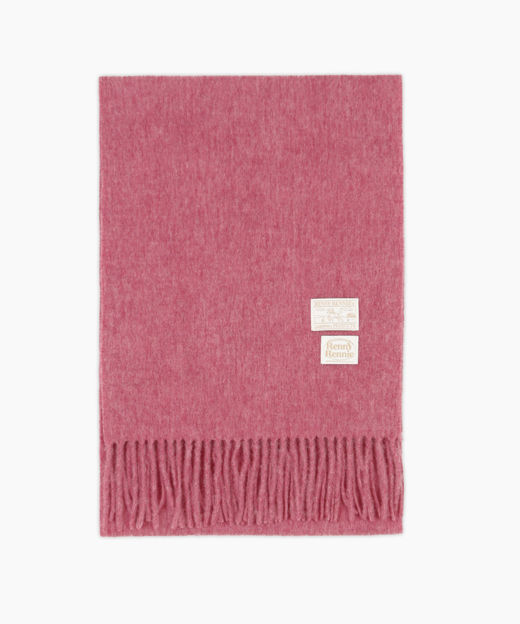 ★関税込★RENNYRENNIE★PREMIUM PURE WOOL 100 MUFFLER PREMIUM PURE WOOL 100 MUFFLER [ RED ] - 프리미엄 울 100