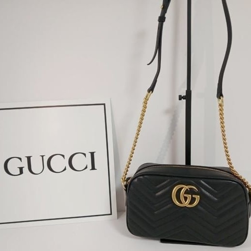 GUCCI 구찌 마몬트 마틀라세 숄더백