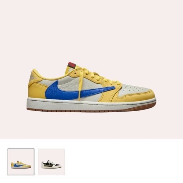 JORDAN1 X TRAVIS SCOTT 조던1X트레비스스캇 카나리