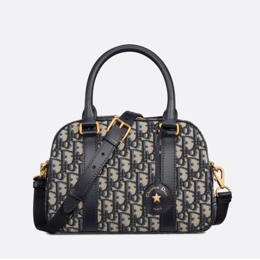 DIOR 디올 D-Vibe 미디엄 볼링백