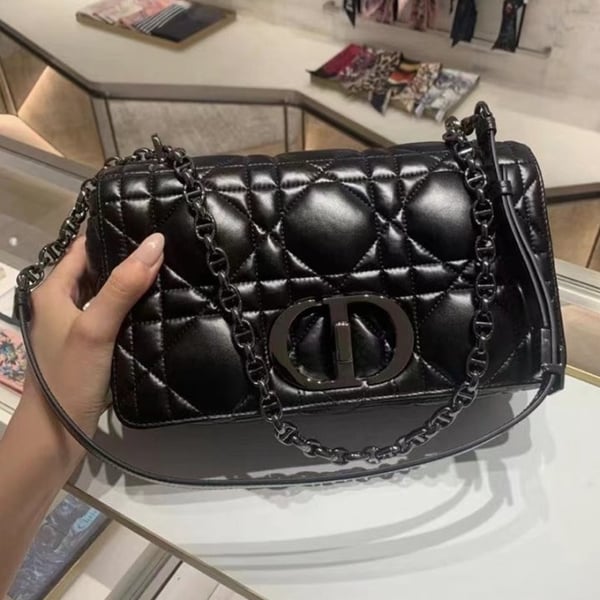 DIOR 디올 Caro 마크로까나쥬 미디엄 백