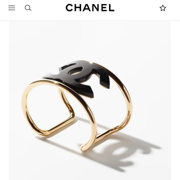 CHANEL 샤넬 커프 팔찌
