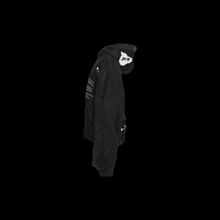 ☆Washed Vienna horse patch zip hoodie/EMOSTANCECLUB☆ EMOstanceclub Washed patch zip hoodie