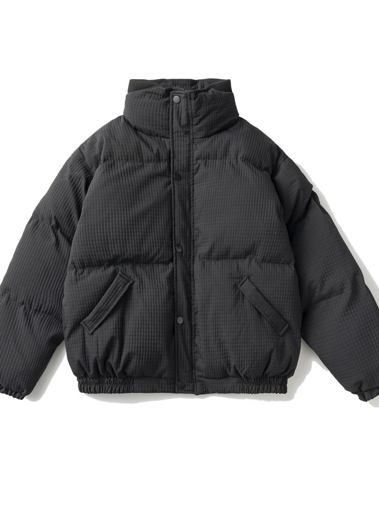 Stand Collar Cotton Thickened Bump Padded Jacket : 더스터프(Dustuff)