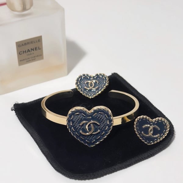 CHANEL 샤넬 커프 팔찌 반지 브로치