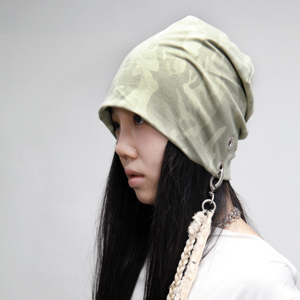 【PASTER】 BRAIDED HAIR KEYRING BEANIE BRAIDED HAIR KEYRING BEANIE, IVORY