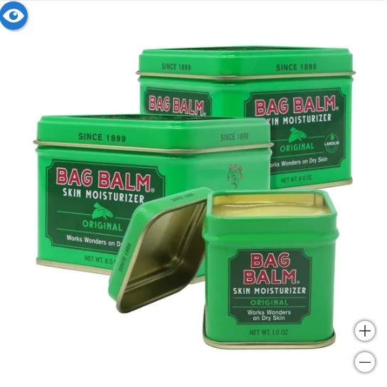 Bag Balm Vermont's Original Moisturizing Ointment 2-8 Oz 1-1 Oz