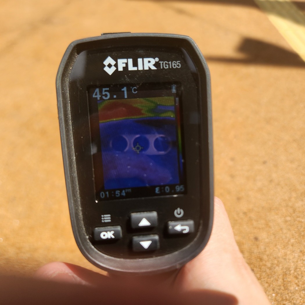 차열 투수 골재 포장재 45.1℃