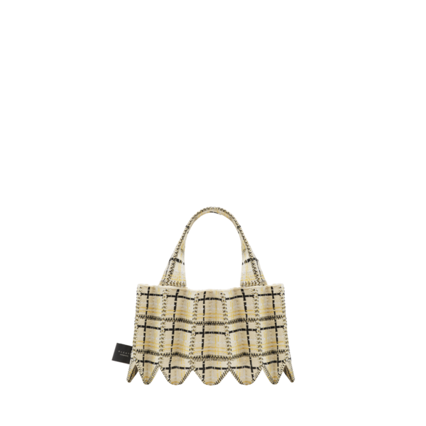 PLEATS MAMA 正規品関税込み TWEED MINI TOTE BAG PISTACHIO TWEED MINI TOTE BAG PISTACHIO : PLEATSMAMA: Sustainable Knit