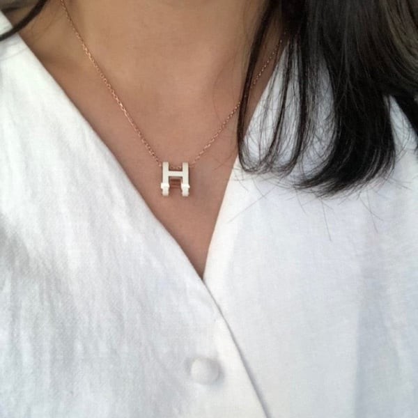 HERMES 에르메스 팝아슈 목걸이