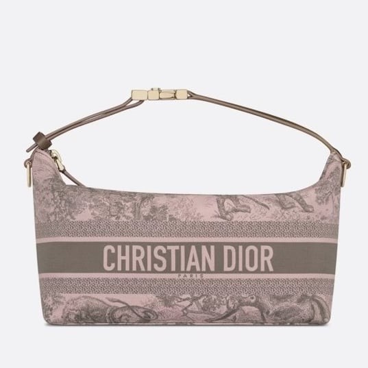 DIOR 디올 노마드 디올트래블 트왈드주이 토트 파우치 호보백