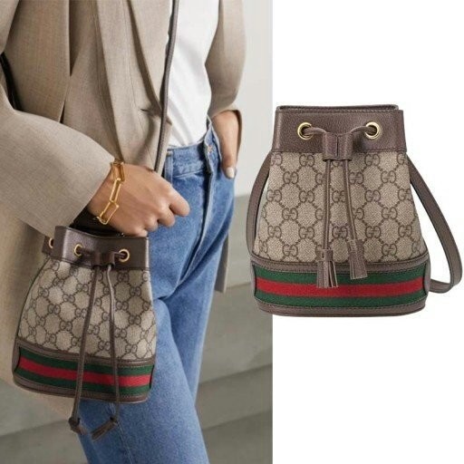 GUCCI 구찌 오피디아 미니 GG 버킷백