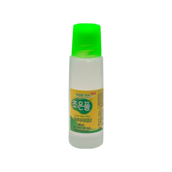 조은풀 물풀 PVA 40ml 낱개 슬라임 물풀 액체풀 : 무무스토어