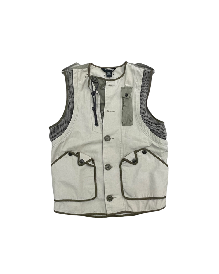 トップス DIESEL STYLE LAB Technical-Cut Vest DIESEL STYLE LAB Technical-Cut Pullover Paded Vest