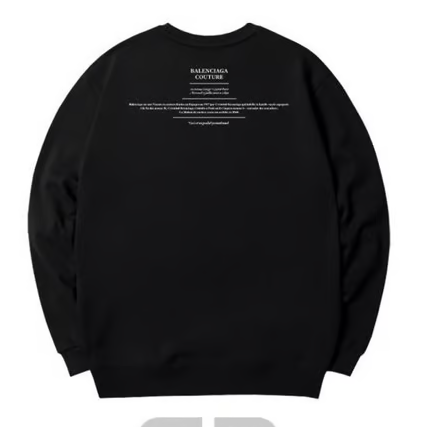 BALENCIAGA 발렌시아가 쿠튀르 특양면맨투맨