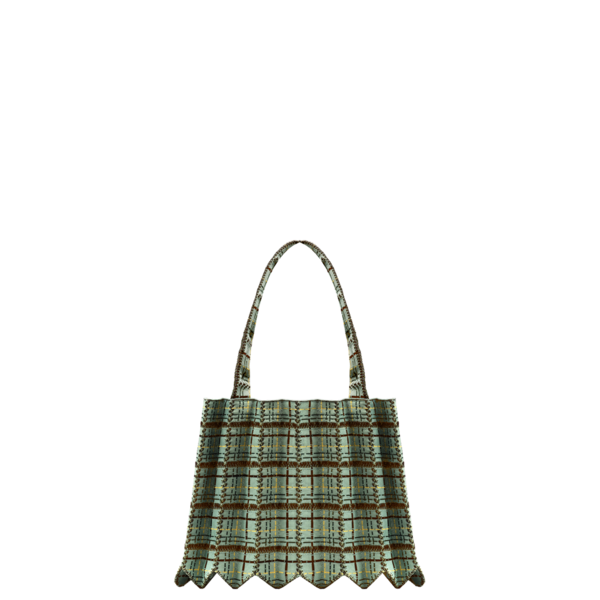 【PLEATS MAMA】Tweed Shopper Bag (4 COLOR) TWEED SHOPPER BAG PALE PINK : PLEATSMAMA: Sustainable Knit