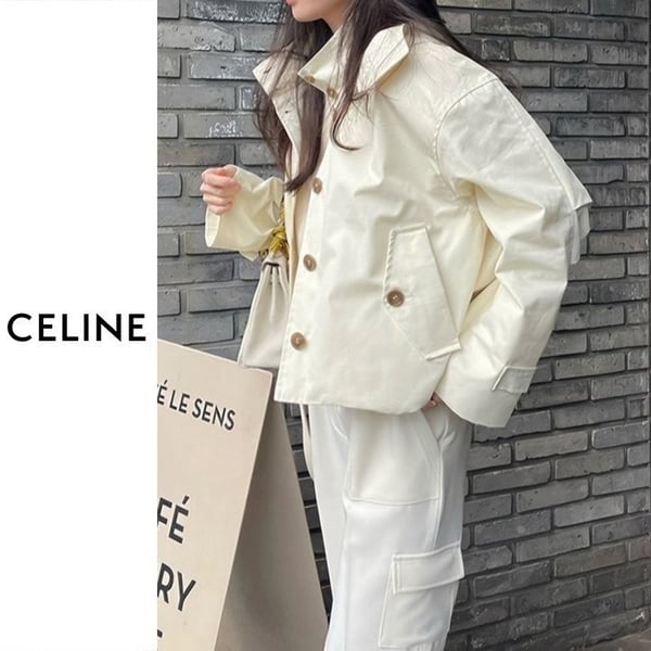 CELINE 셀린느 버튼 윈드자켓