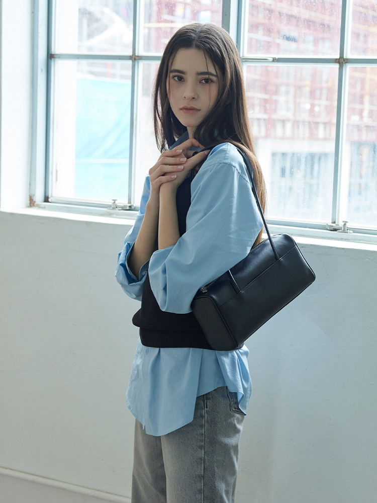 ☆haveawhale☆ square baguette bag LB 5015834248 square baguette bag / black : 해브어웨일