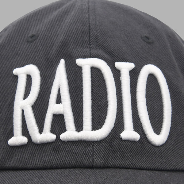 ★THE MUSEUM VISITOR★ RADIO BALLCAP CHARCOAL 14915 RADIO BALLCAP (CHARCOAL) : THE MUSEUM VISITOR