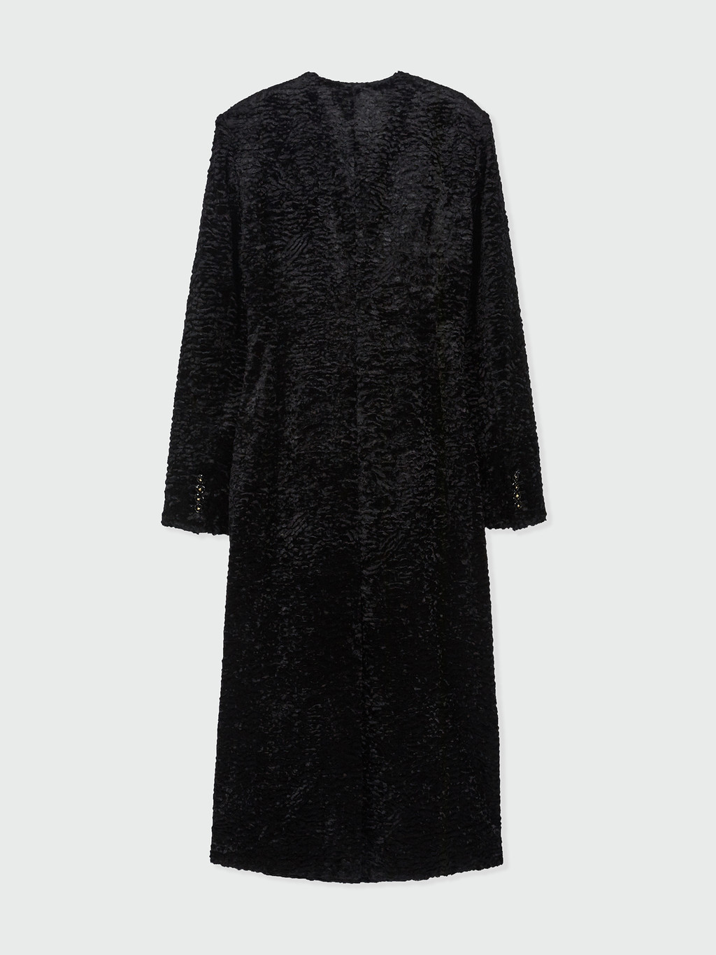 【EENK】ZILOUS Round Neck Coat 2colors ZILOUS Round Neck Coat - Beige/Black : EENK SHOP