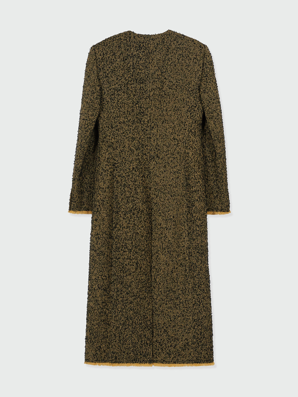 【EENK】ZILOUS Round Neck Coat 2colors ZILOUS Round Neck Coat - Beige/Black : EENK SHOP