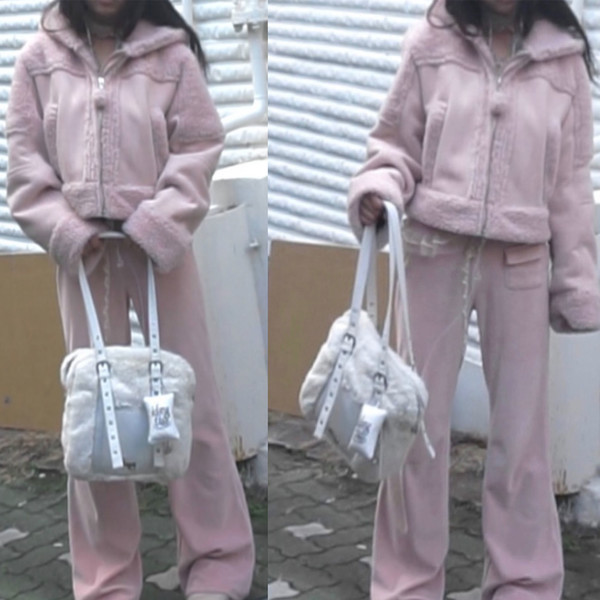 shearling jacket : idang club