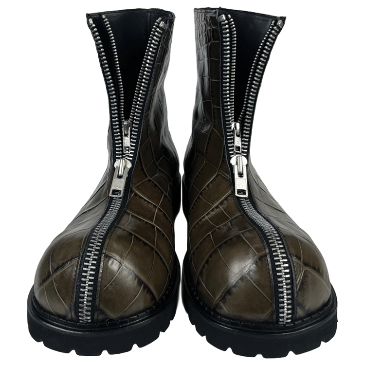 Big Foot 2 Zip 2 Layer Boots Croc Khaki : NO IDEA